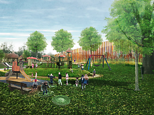 Foto: Impressie uit concept inrichtingsvoorstel gemene