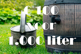 Vooraankondiging:  €100 voor 1.000 liter