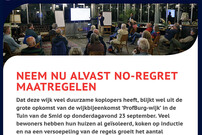 Magazine-on-the-spot leiden. Wijkgesprek Profburgwijk. Foto: Edwin Weers