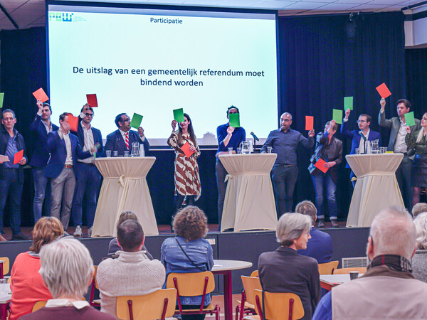 Verkiezingsdebat 2022 ProfBurgwijk. (Foto: Karin Jansen)