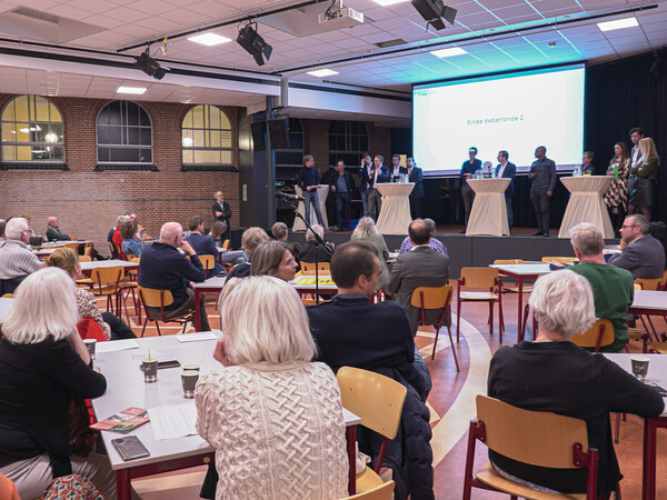 Verkiezingsdebat 2022 ProfBurgwijk. (Foto: Karin Jansen)