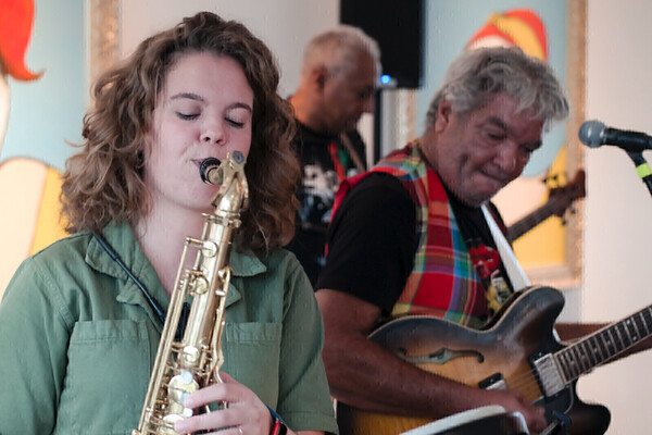 3, Optreden Carribean-Quartet. (foto Jan Jacob Trip)