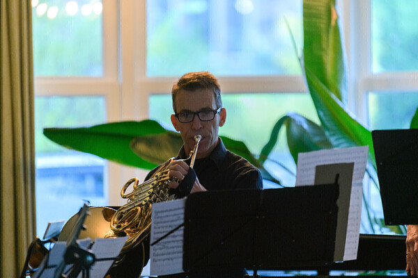 2. Shackleton Blaaskwintet met pianist Frank Redig. (foto Eddy Mansens)