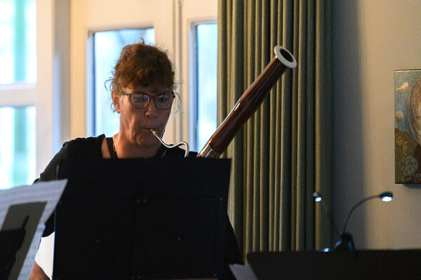 2. Shackleton Blaaskwintet met pianist Frank Redig. (foto Eddy Mansens)