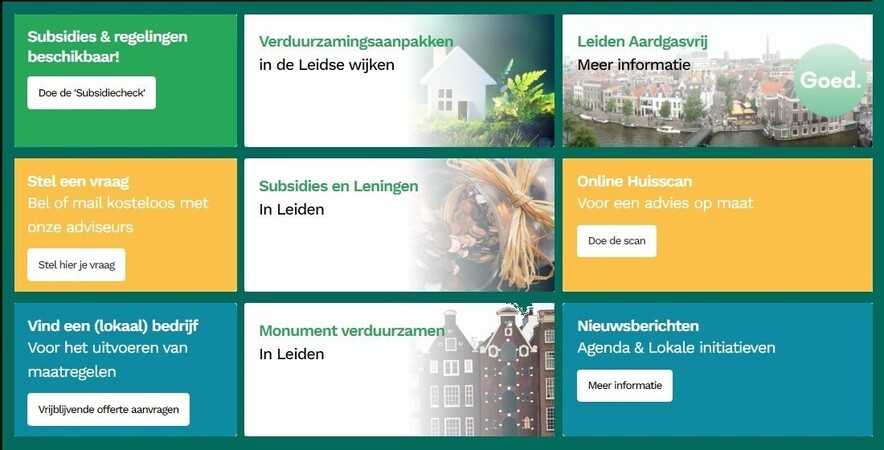 Duurzaam Bouwloket : Gemeente Leiden