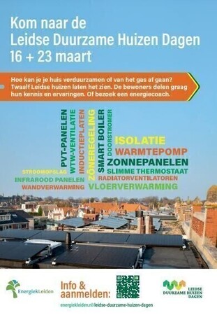 Leidse Duurzame Huizen Dagen komen eraan