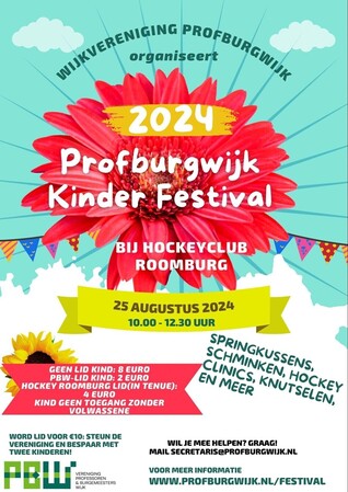 25 Augustus 2024 : Profburgwijk Kinder Festival / Children's Festival