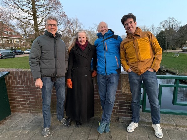 L->R : Maarten Stoffers, Blîde Duk, Frank Lange, Arne van Delft. Foto: Jasper Peters