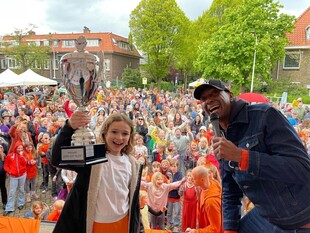Dit is Sara, de winnares van vorig jaar. Zij zal op 26 april de wisselbeker uitreiken aan de nieuwe winnaar of winnares. Image: Rob Oudshoorn