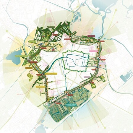 Het Panorama Park   ---    Image: Polyfern landscape architects B.V.