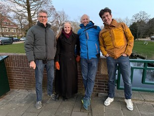 L->R : Maarten Stoffers, Blîde Duk, Frank Lange, Arne van Delft. Foto: Jasper Peters