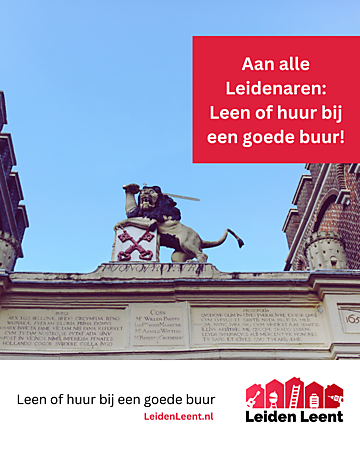 LeidenLeent Uitleenplatform gaat online / Leiden Lends Lending Platform goes online