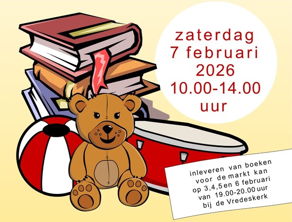 Boeken en kinderspeelgoed markt / Books and children's toys market