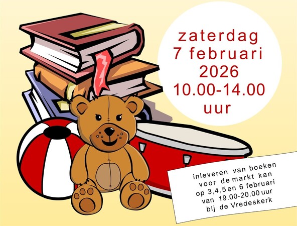 Boeken en kinderspeelgoed markt / Books and children's toys market