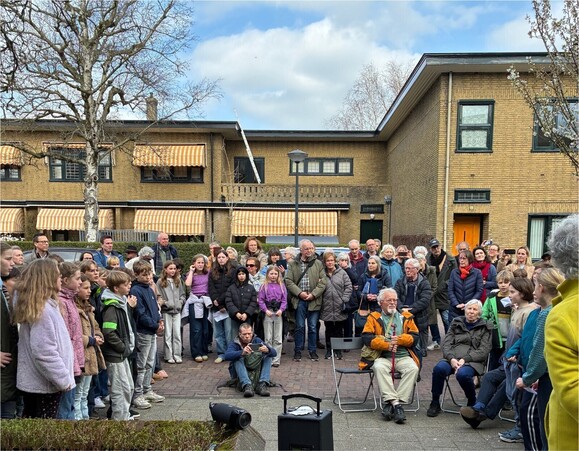 Herdenking wegvoering kinderen Joods Weeshuis 17 maart 1943 / Commemoration of the deportation of children from the Jewish Orphanage, March 17, 1943