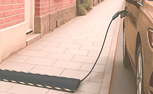 EV Laadkabel mag over de stoep / EV charging cable allowed on sidewalk