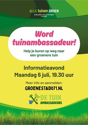  Tuinambassadeurs gezocht / Garden Ambassadors Wanted