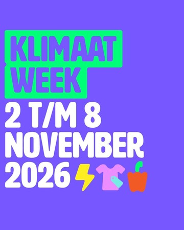 Klimaatweek 2026 / Climate Week 2026
