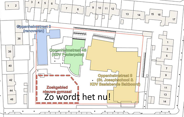 Inspraak op gewijzigde plannen Oppenheimstraat